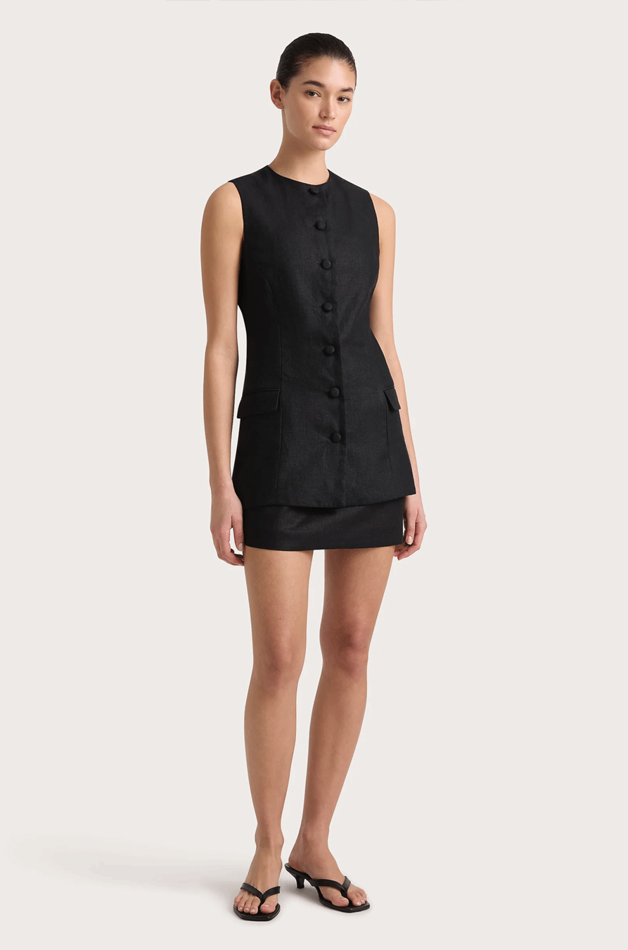 Jane Mini Skirt - Black 