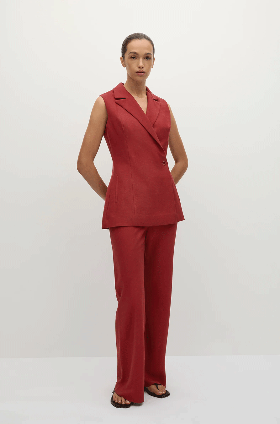 Frame Pants - Deep Red