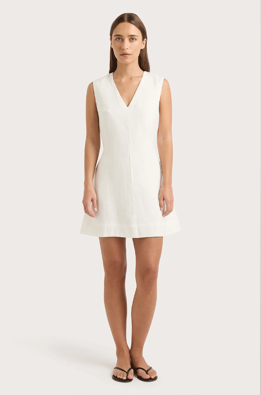 Naia Dress - White 