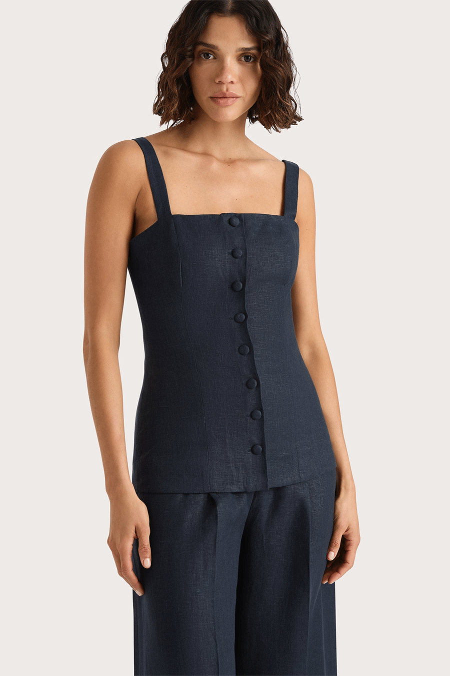 Muse Vest - Navy Blue 