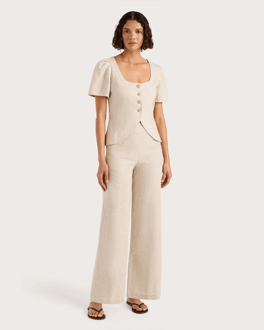 The Elan Trousers - Natural 