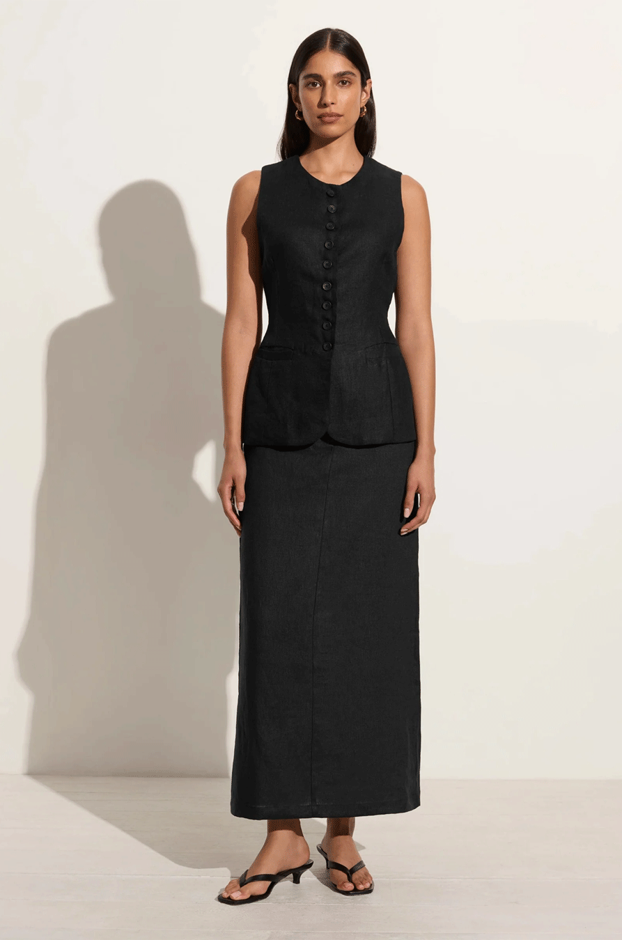 Ora Maxi Skirt - Black